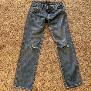 New York and Company boyfriend straight leg jeans